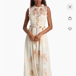 Ulla Johnson Kasia Floral Silk-Blend Maxi Dress | Alabaster